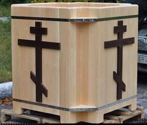 Новая купель для пензенского Храма Дмитрия Донского